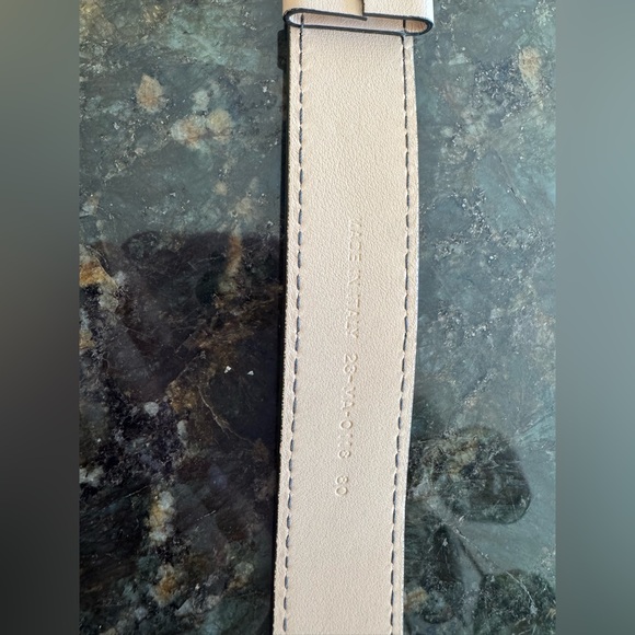 Christian Dior 3D logo buckle leather belt